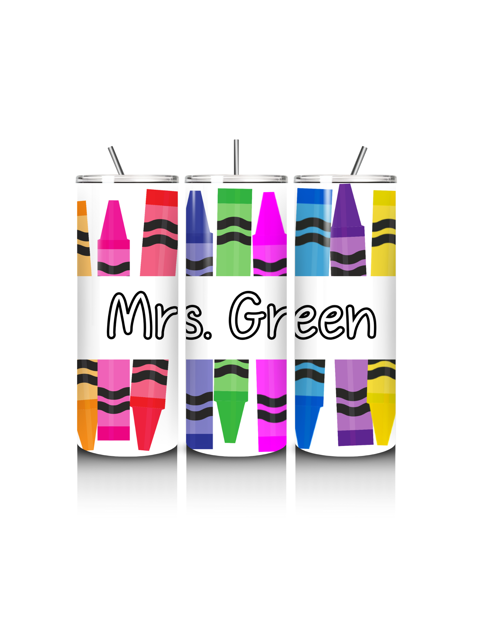 Crayon Name Tumbler