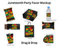 Juneteenth Party Favor Template Design